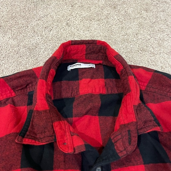 Sonoma Men’s Long Sleeve Flannel Shirt - Picture 5 of 7